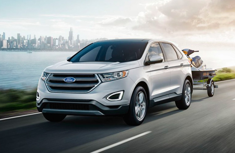 2017 Ford Edge in silver