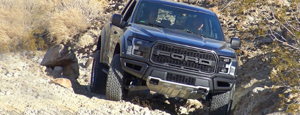 2018 Ford F-150 Raptor in mud