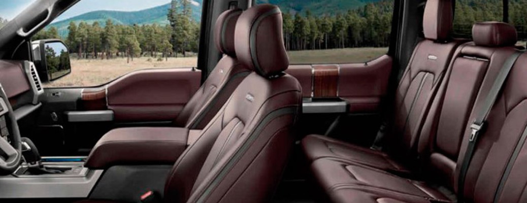 2017 Ford F-150 seating side view