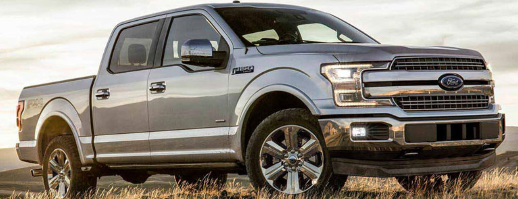 2018 Ford F-150 parked in a field