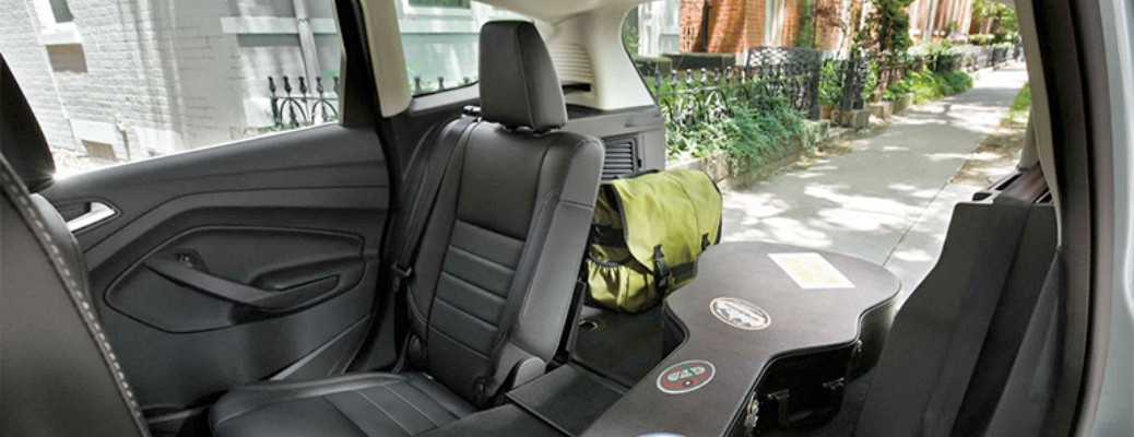 2018 Ford C-MAX cargo space with a guitar inside