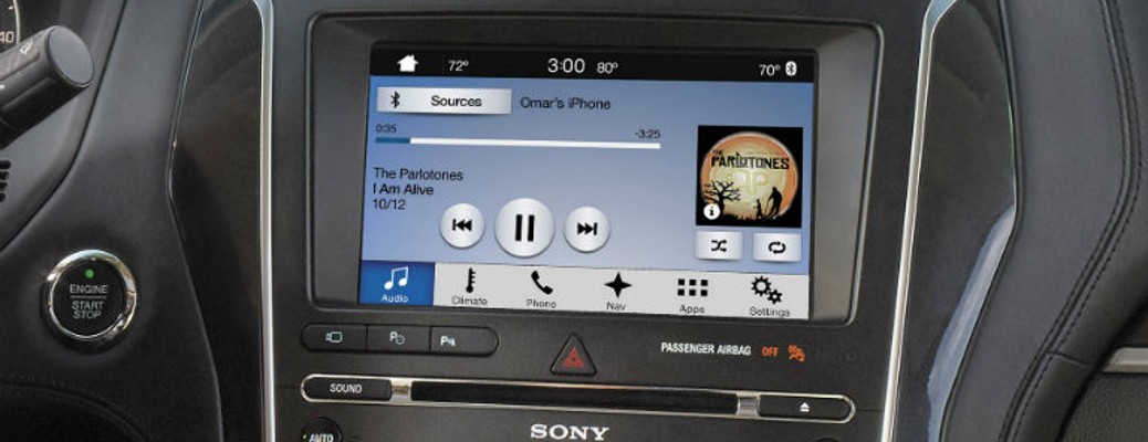 2018 Ford Explorer touchscreen display
