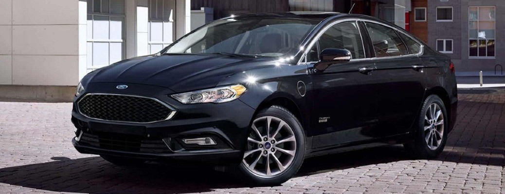 2018 Ford Fusion front and side angle of exterior