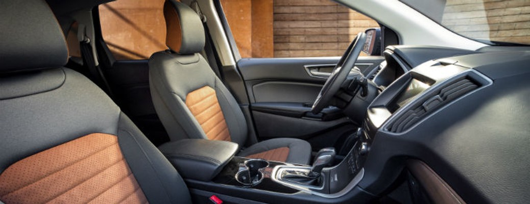 2018 Ford Edge SEL front seats side angle
