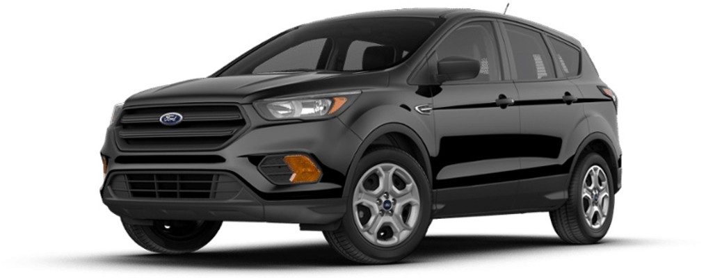 2018 Ford Escape front and side view on white