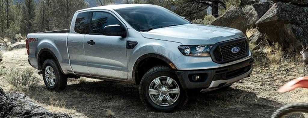 2019 Ford Ranger front and side view