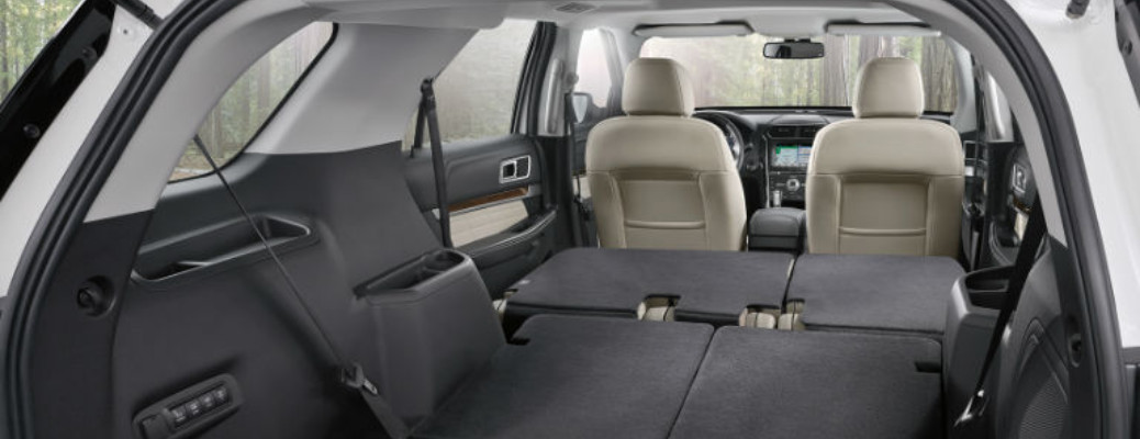 2018 Ford Explorer cargo space