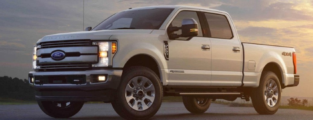 2018 Ford Super Duty front and side angle