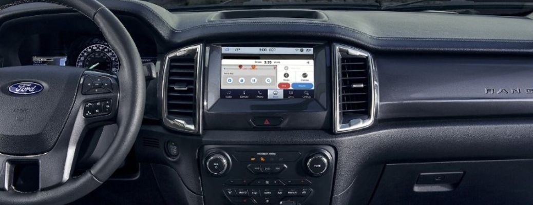 2021 Ford Ranger touchscreen display