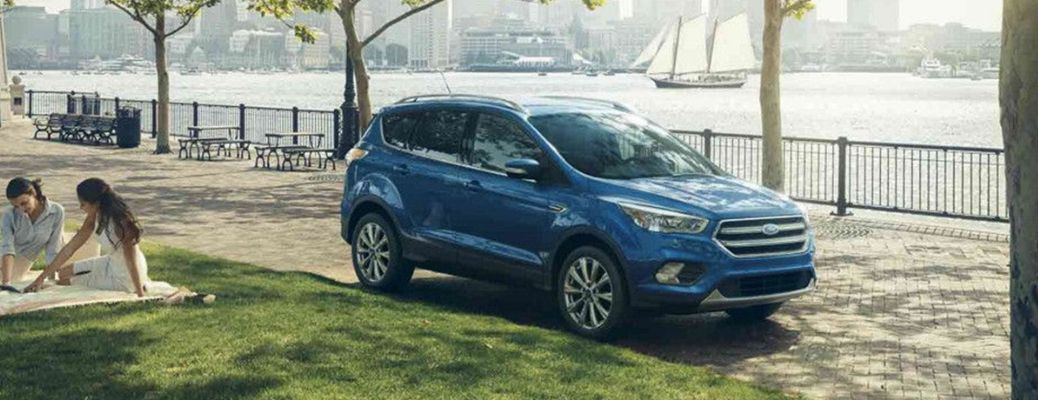 2018 Ford Escape side view on grass