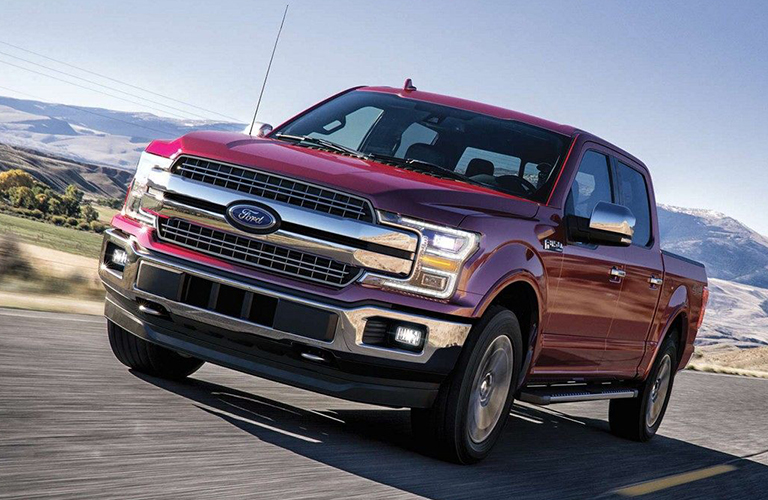 2019 Ford F-150 in red