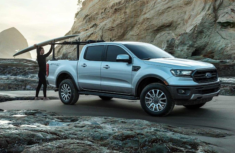 2019 Ford Ranger in silver