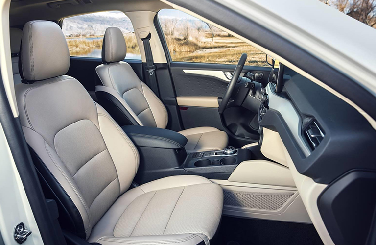 2020 Ford Escape front seats side view