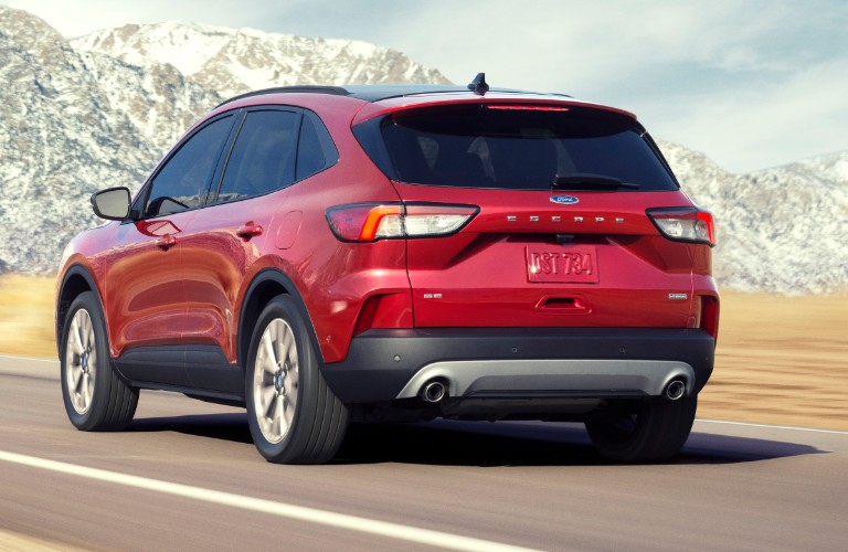 2020 Ford Escape rear view on a road
