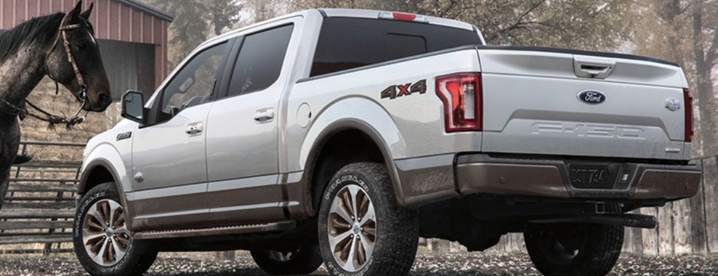 2020 Ford F-150 truck side and rear view