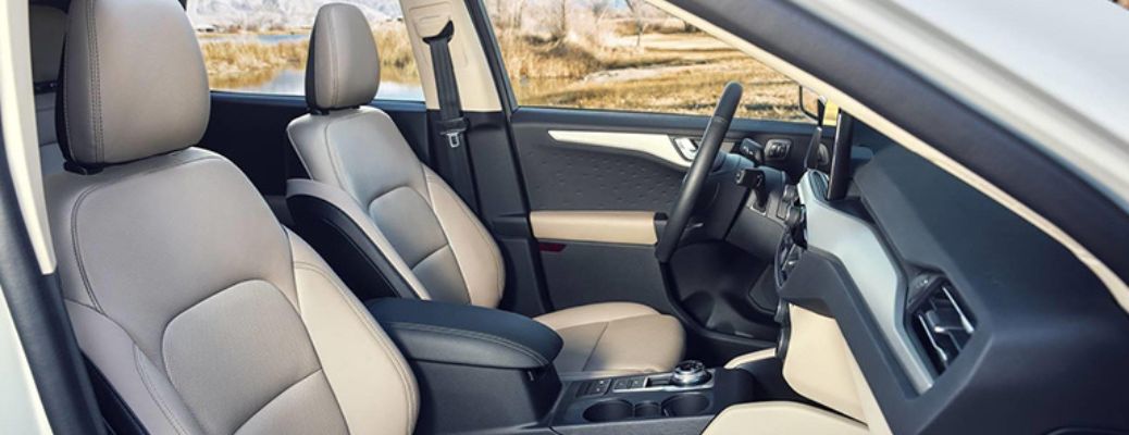 2020 Ford Escape front seats side view