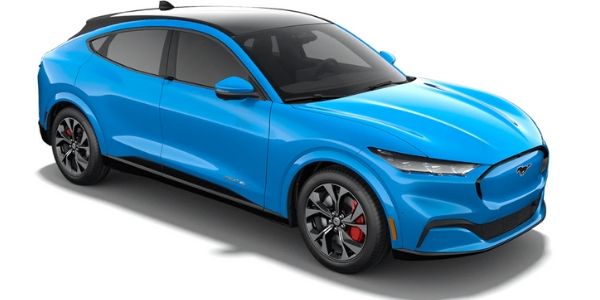 2021 Ford Mustang Mach-E grabber blue metallic