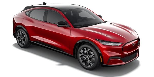 2021 Ford Mustang Mach-E rapid red metallic