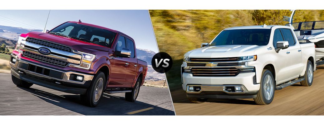 2020 Ford F-150 vs 2020 Chevrolet Silverado trucks