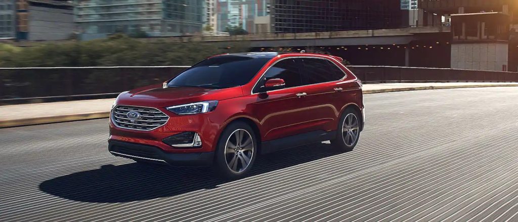 2020 Ford Edge rapid red paint