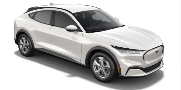 2021 Ford Mustang Mach-E Star White Metallic Tri-Coat