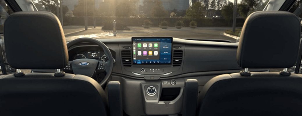 2022 Ford E-Transit front seats