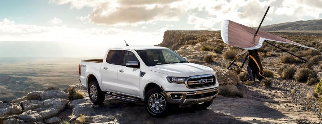 2021 Ford Ranger front and side view
