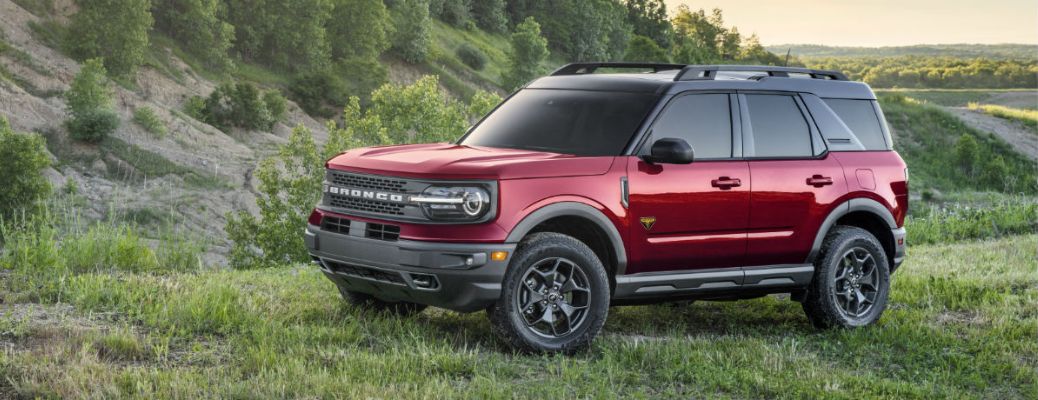 2021 Ford Bronco Sport side view on grass
