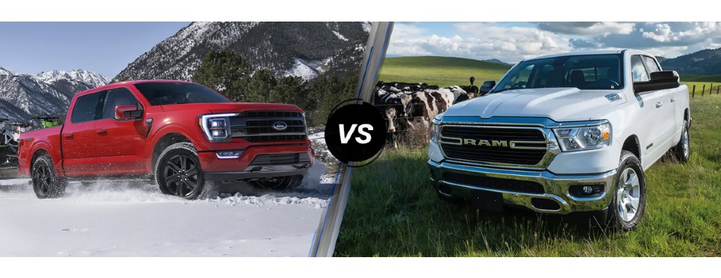 2021 Ford F-150 vs 2021 Ram 1500 image