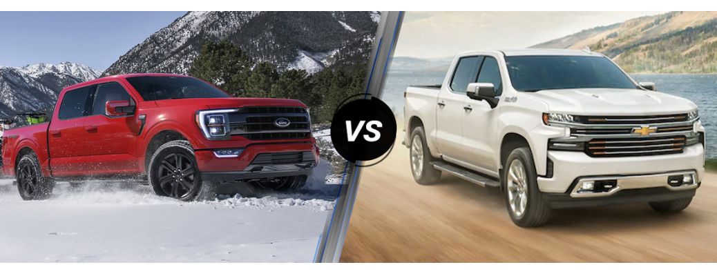 Ford F-150 vs Chevrolet Silverado trucks