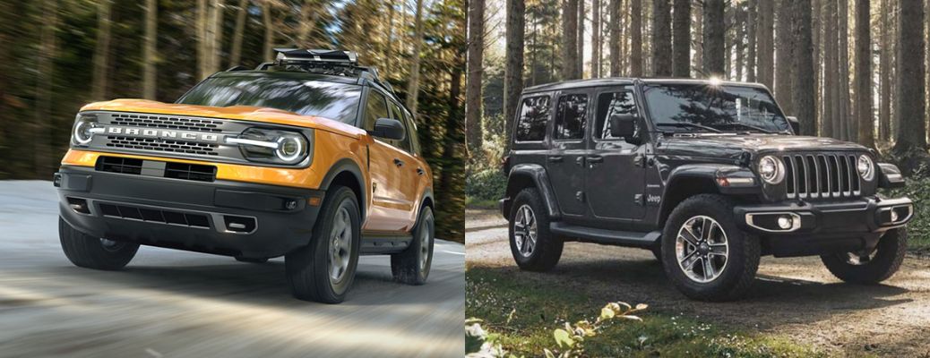 2021 Ford Bronco vs 2021 Jeep Wrangler image