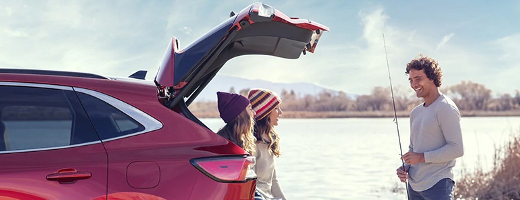 2022 Ford Escape with three people