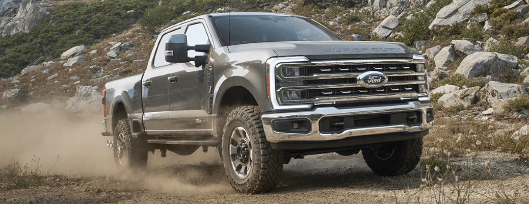 2023 Ford Super Duty F-250 driving in mud