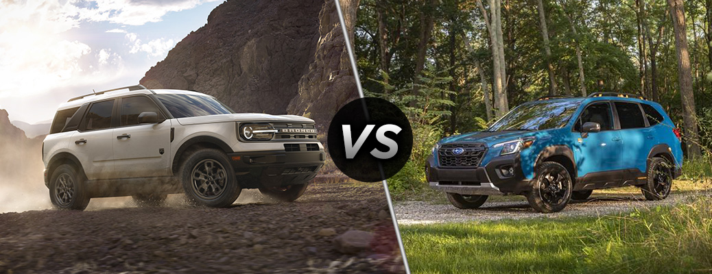 2022 Ford Bronco Sport vs 2022 Subaru Forester