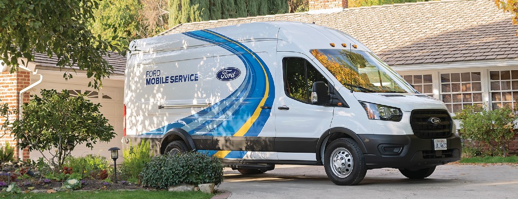 Ford mobile service van side view