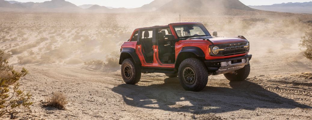2023 Ford Bronco in the desert