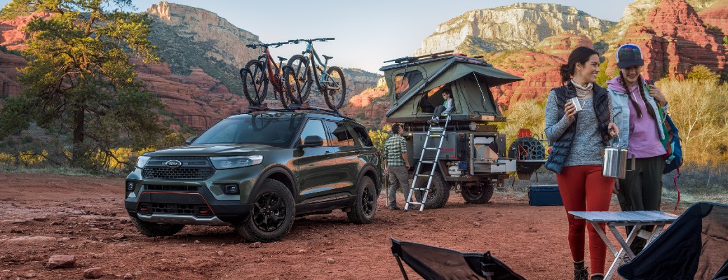2022 Ford Explorer Timberline with vehicle accessories