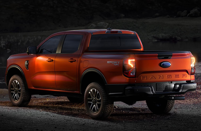 2024 Ford Ranger Raptor rear view