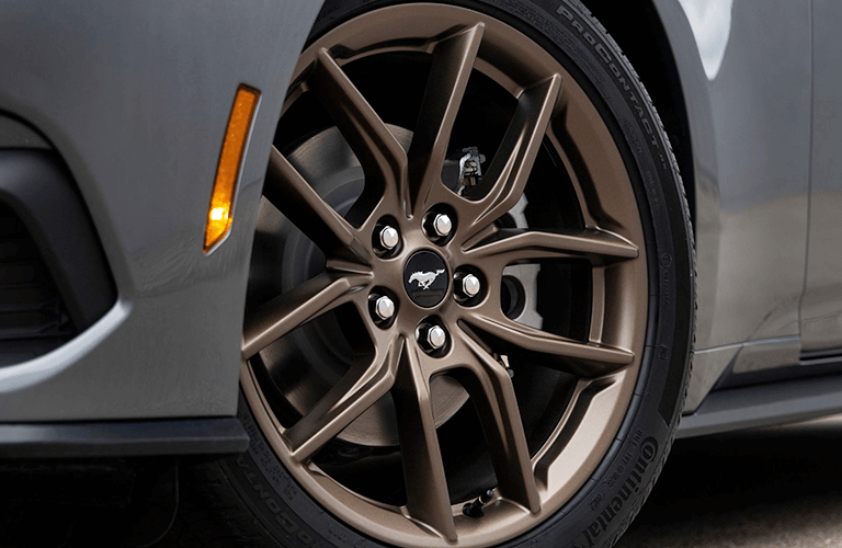 2024 Ford Mustang bronze wheel