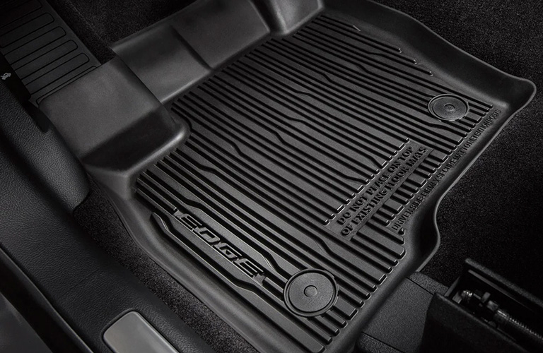 Ford vehicle floor mat close up