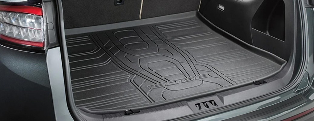 Ford vehicle cargo mat close up