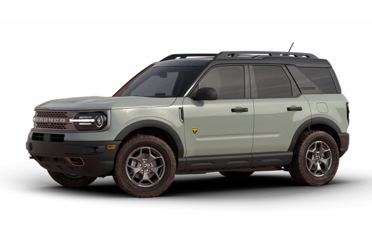 2022 Ford Bronco Sport front and side view