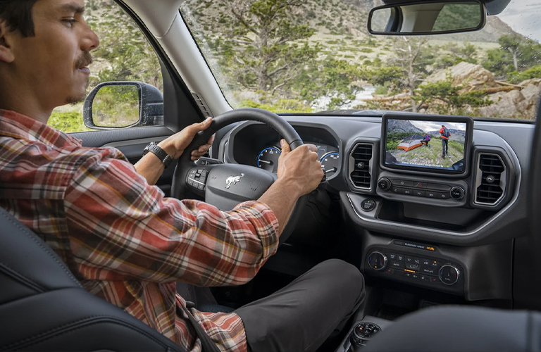 2022 Ford Bronco Sport with a driver