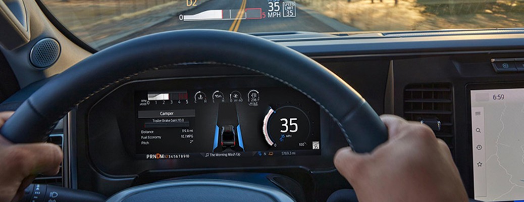 2023 Ford F-350 Super Duty Platinum interior steering wheel