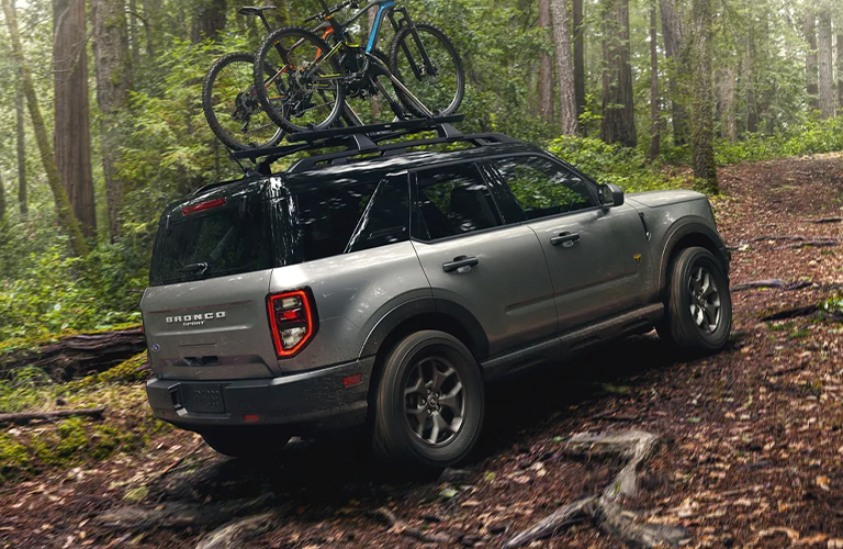 2022 Ford Bronco Sport with a bike carrier