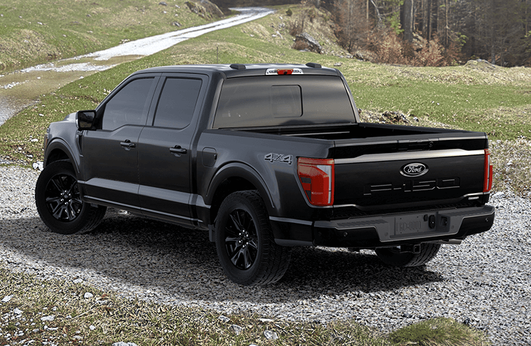 2024 Ford F-150 Lightning Platinum Black Edition rear view