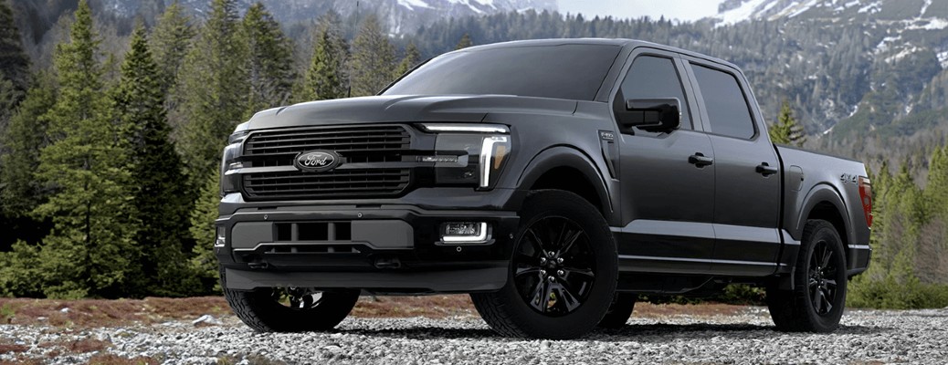 2024 Ford F-150 Lightning Platinum Black Edition front view