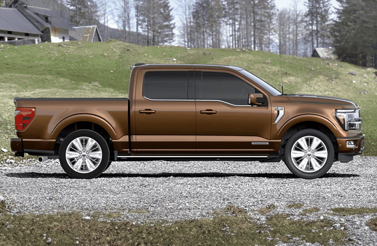 2024 Ford F-150 Platinum in brown side view