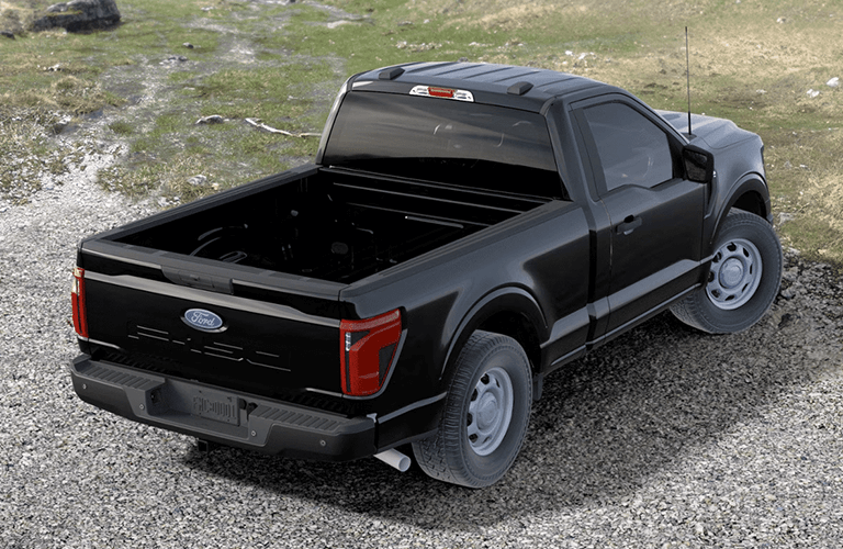 2024 Ford F-150 XL rear view in black