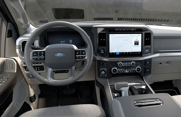 What does the interior of the 2024 Ford F150 look like? Sherwood Ford